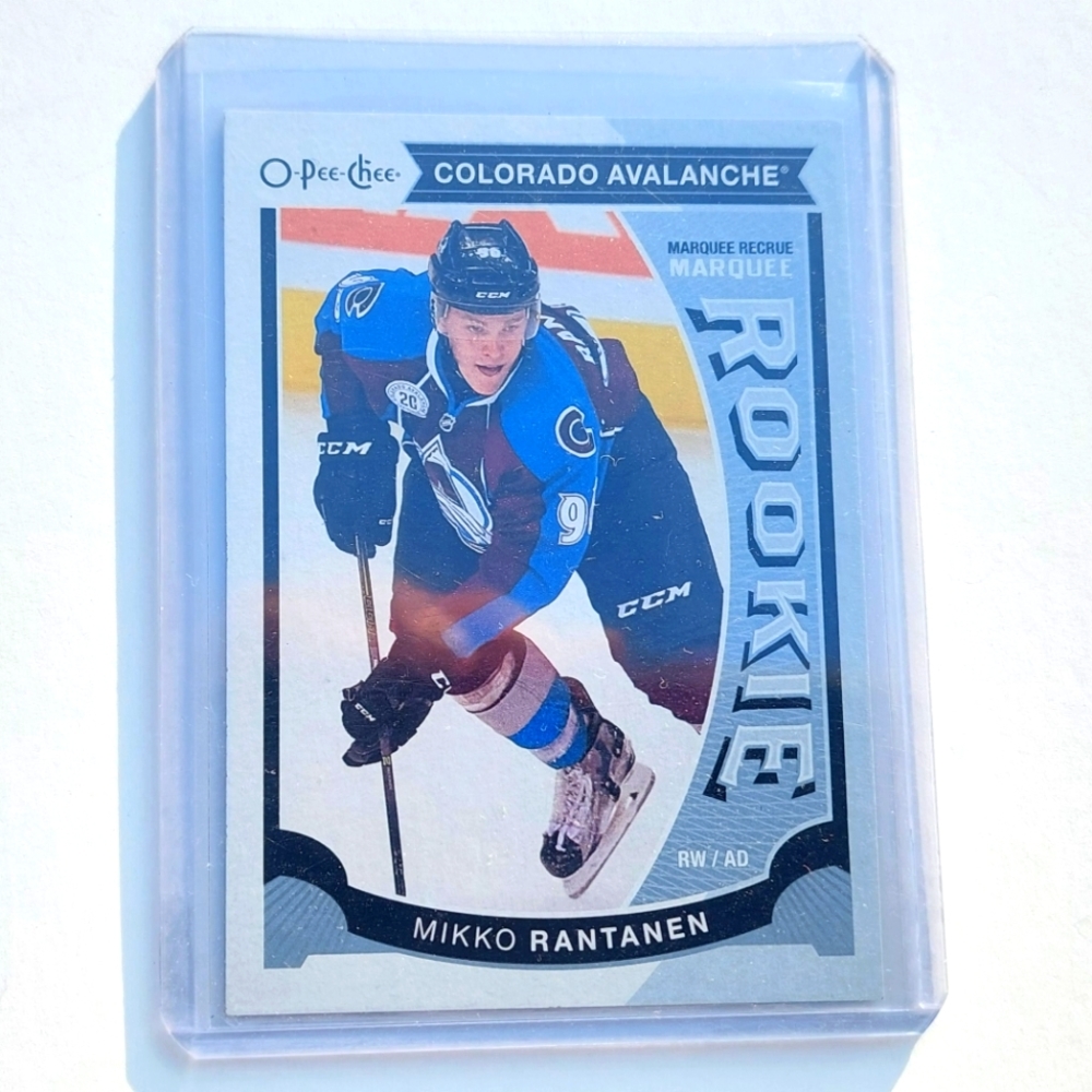 Mikko Rantanen Colorado Avalanche O-Pee-Chee Rookie Hockey Card #U49
